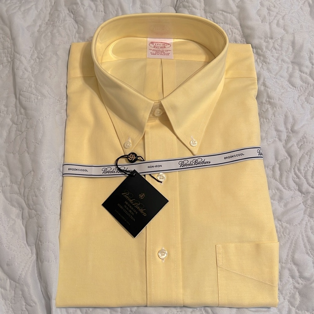 New! Brooks Brothers men dress shirt, NWT.